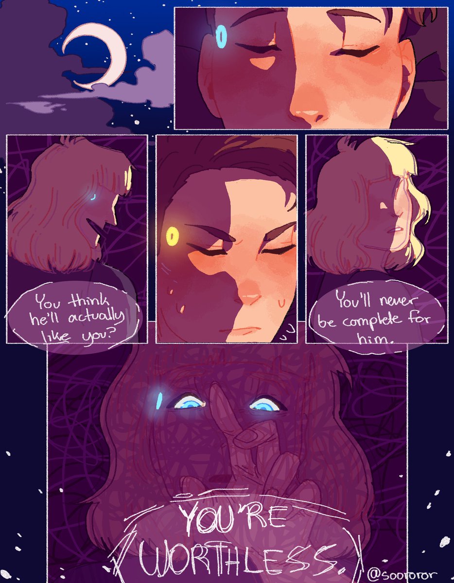 soororor's tweet photo. #DEArtfest day 31 - touchstarved

ending the artfest with a comic! 

holy shit, first artfest ever and it's been a ride. it's honestly been so much fun!

i cannot say thank you enough to octopunk and the people involved, and to everyone who has supported me ♥️ https://t.co/UqptnSZFUQ