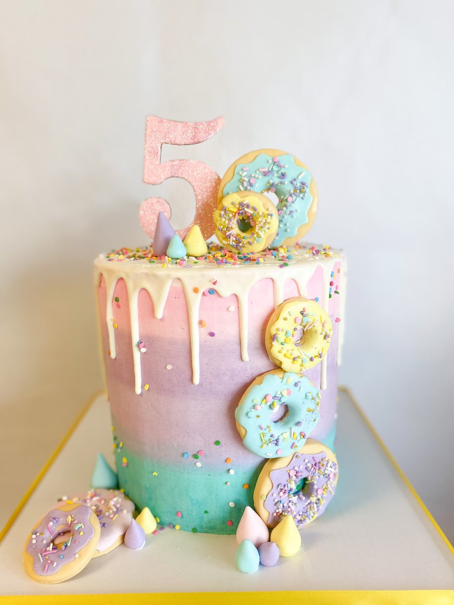 Smile it’s Friday! “You can’t buy happiness but you can buy donuts. And that’s kind of the same thing!”-unknown
-
-
-
-
-
#donut #donutcake #donuttheme #buttercream #sprinkles  #cakedesigner #cakestagram #dessertstagram #miamicakes #hollywoodfl #browardcakes #luxcakery #lux