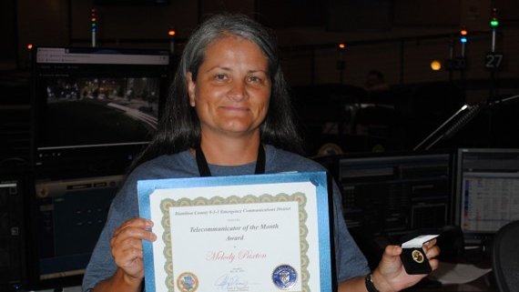 HC911ECD's tweet photo. Congratulations to Melody Paxton; Telecommunicator of the Month for June 2020! #HC911, #HC911TOM https://t.co/b9T1ErLMb0