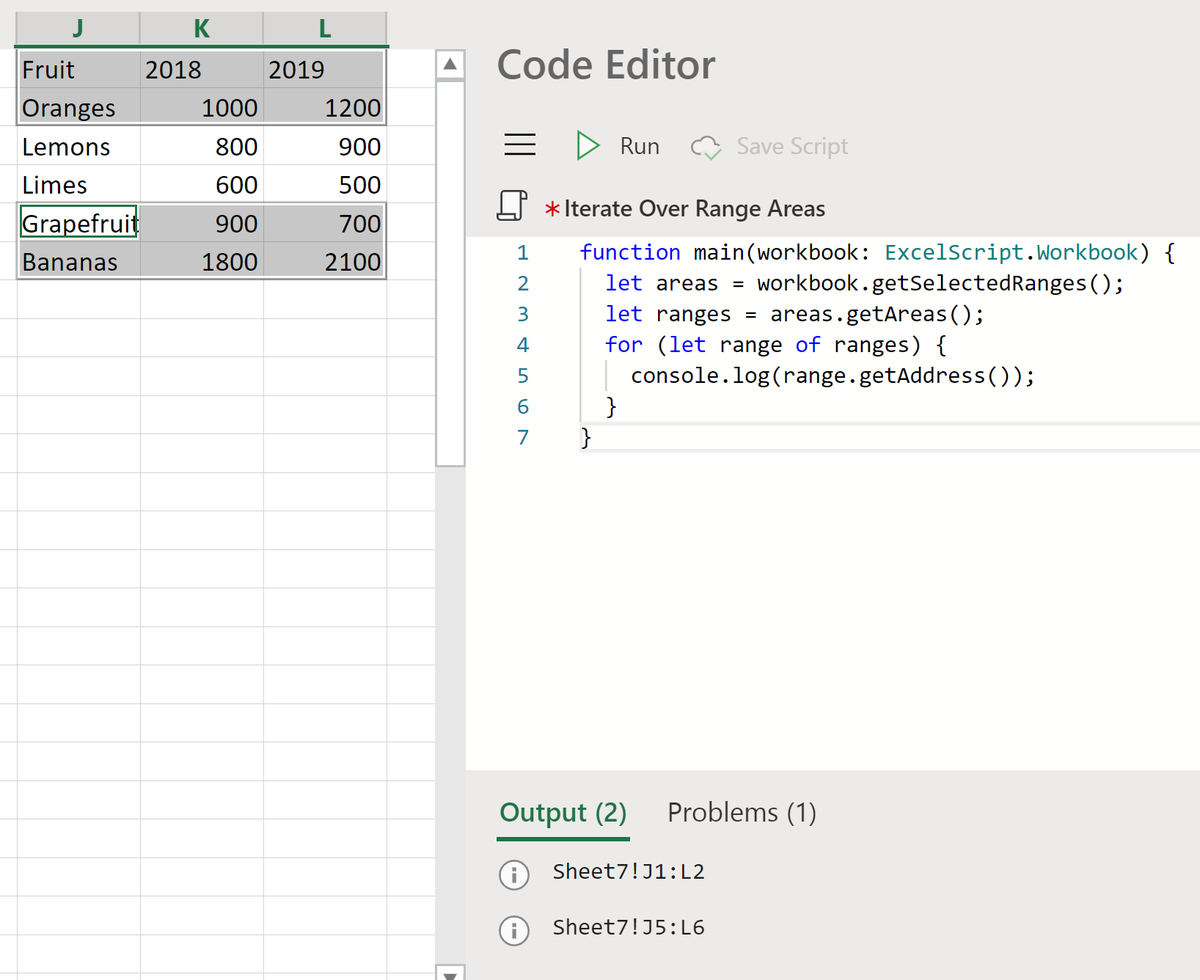 rsudhi's tweet photo. Get all the ranges of multi-selection (areas)
#Excel #OfficeScripts
Try it out https://t.co/gSjkWbu206 https://t.co/1EQYRYbWsN