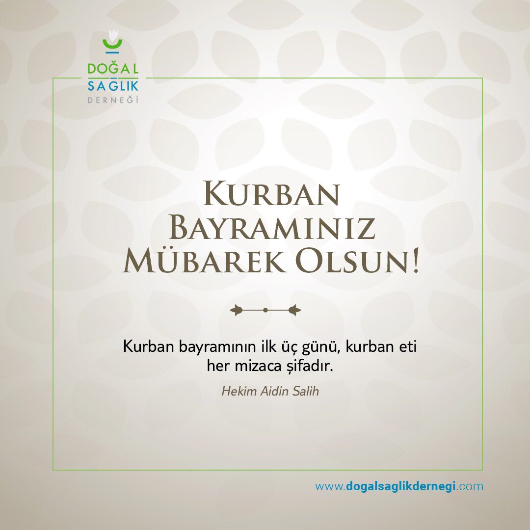 Kurban Bayramınız Mübarek Olsun!