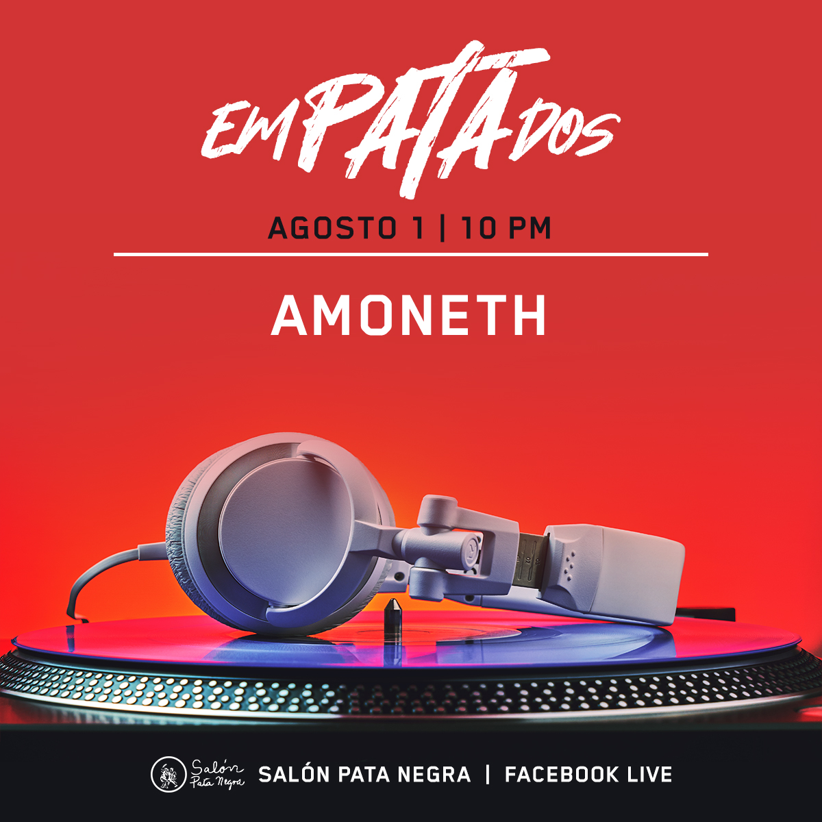 Para arrancar el mes con el pie derecho, mañana tendremos una sesión más de #emPATAdos.
Transmisión en vivo desde nuestro facebook, 10 pm.