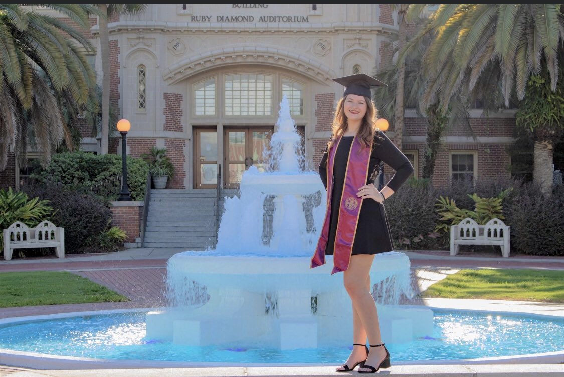 It's official- she's a college grad!!! So proud of our girl! GO NOLES! #fsugrad