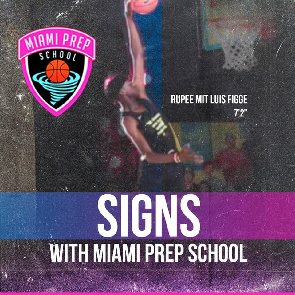 Miami Prep is proud to announce the singing of Rupee Mit Luis Figge. Figge, who stands 7-2, is being offered by major D-1 schools and has a tremendous skill set for a player his size. <a href="/CoachJCardona10/">Juan Cardona</a> <a href="/PLamRecruiting/">Pat Lammer</a> <a href="/Hoop_MIA/">HoopMIA</a> <a href="/HoopExchange/">Scott Golden</a> <a href="/305Sportss/">305 Sports</a> <a href="/zsmart3/">zach smart</a>