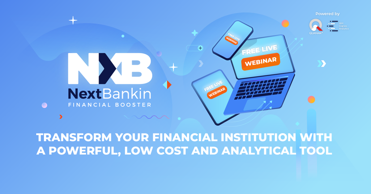 QuanamCorp's tweet photo. Nextbankin is a solution that facilitates the monitoring of the entire financial business, including and not limited to the Paycheck Protection Program (PPP business loan program).
Register here: https://t.co/SsAlviNaIw #BankAnalytics https://t.co/LlOv0RmcpF