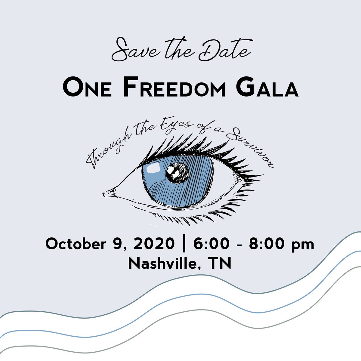 rescue1global's tweet photo. Our Annual One Freedom Gala is quickly approaching! Save the Date! You don't want to miss out on this night, whether you attend in person or virtually! Join us as we glance at life "Through the Eyes of a Survivor." #Rescue1Gala2020 #OneFreedomGala https://t.co/z7Ng00uUBJ