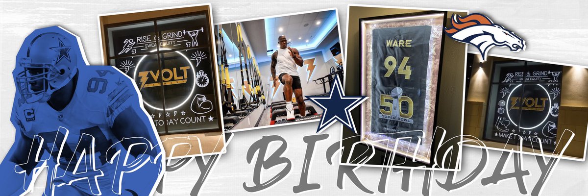 d1designllc's tweet photo. We just wanted to take a minute to wish one of our newest clients, @demarcusware, a Happy Birthday! This guy was a joy to work and one of the hardest working ppl we’ve been around!
.
https://t.co/SlAYmAA2Rx
.
#d1design #BeD1fferent #sports #gym #cowboys #broncos #3Volt #Birthday https://t.co/GE0i40BaiC
