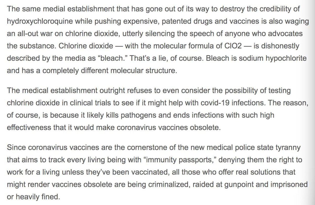 MaryamHenein's tweet photo. #FDA #OPERATIONQUACKHACK UNDER #COVID19 
Attack under natural remedies. #chlorinedioxide #silver #VitaminC 

Who wants to make #Vaccines OBSOLETE? https://t.co/VR4GGxV6mZ