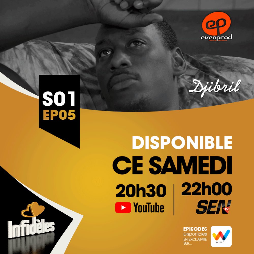 evenprodsenegal's tweet photo. Salut les amis,

Vous passez une bonne Tabaski ?
En attendant l’épisode de demain, regardez la bande annonce sur le lien suivant :

https://t.co/DL0bfrwSRw

#Infidèleslaserie #senegal #team221 #kebetu #seneweb #buzzsenegal #senegalrek #senegal221 https://t.co/RDuuaKmamk
