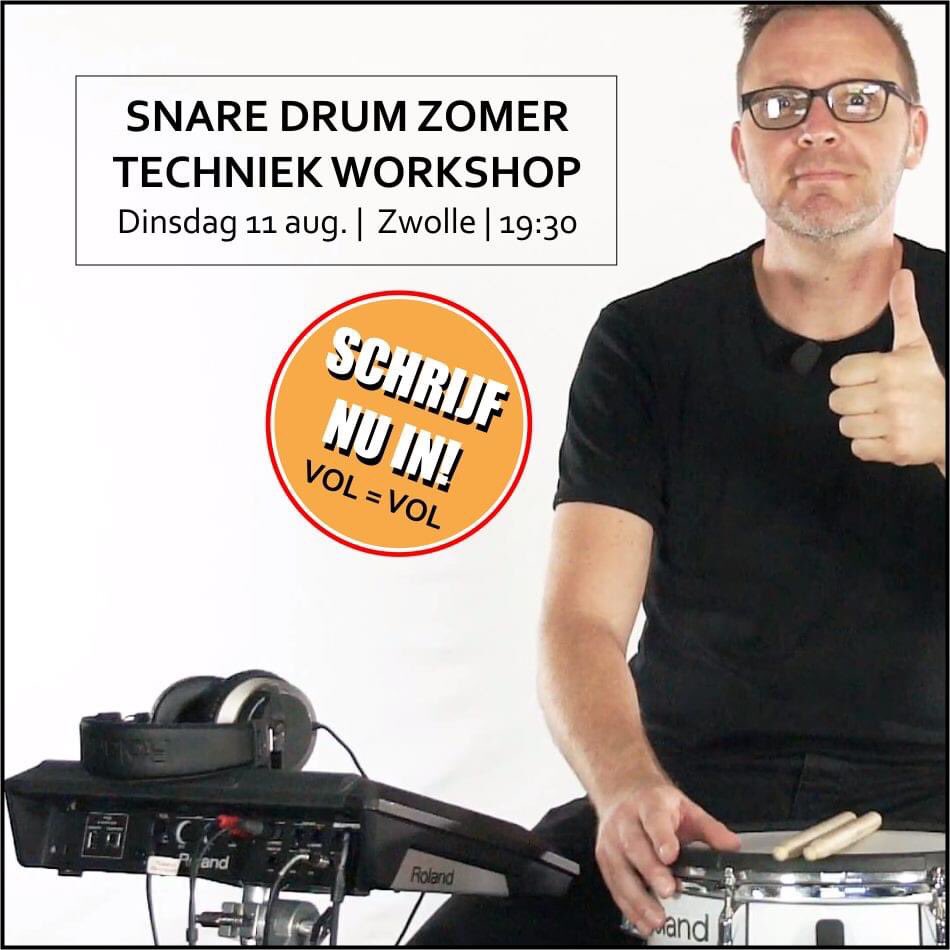 percussionbooks's tweet photo. Niet zo veel gespeeld de afgelopen tijd en kan jouw 🥁 techniek wel een boost gebruiken? Schrijf je dan nu in voor mijn Workshop! Ik voorzie je graag van voldoende materiaal en inspiratie zodat je voorlopig vooruit kunt. https://t.co/33bAvrqPkx https://t.co/W8KwqbfylI