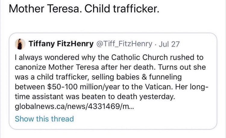 PART 72: Mother Teresa contShe was no Saint. The Indian government and its citizens want her orphanages shut down. There’s so many articles on it, I couldn’t fit them all.