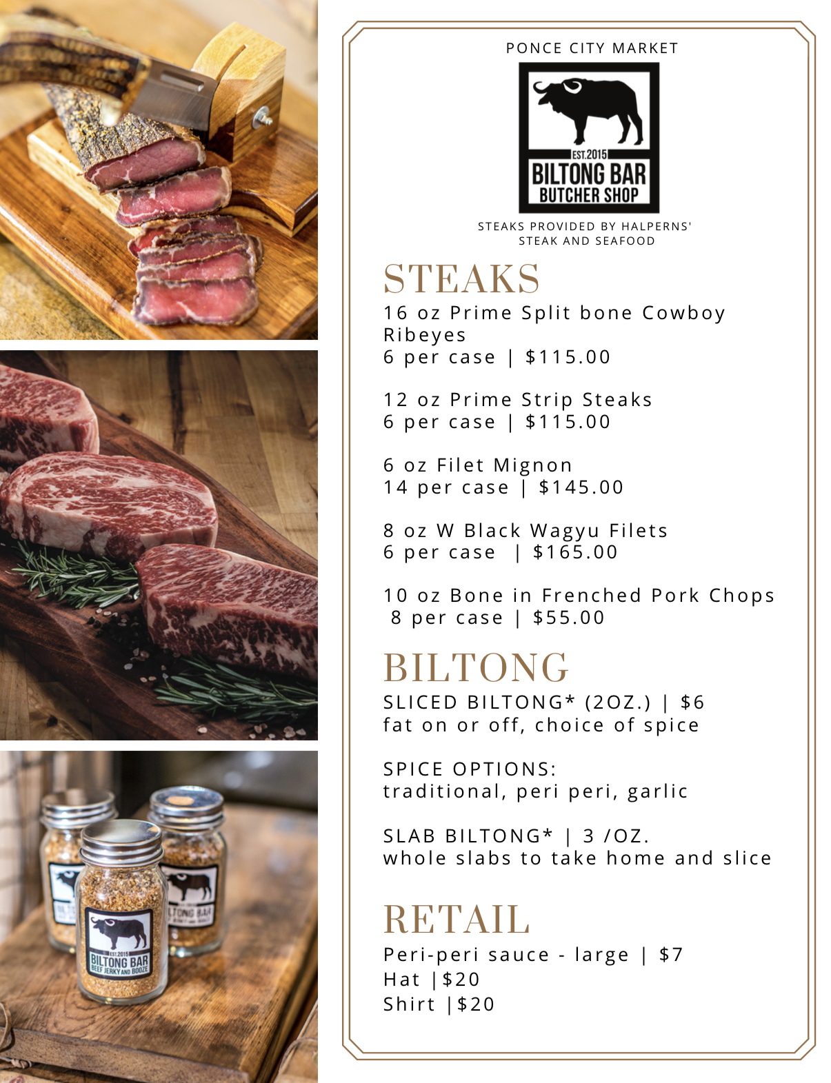 Halpern steak outlet and seafood