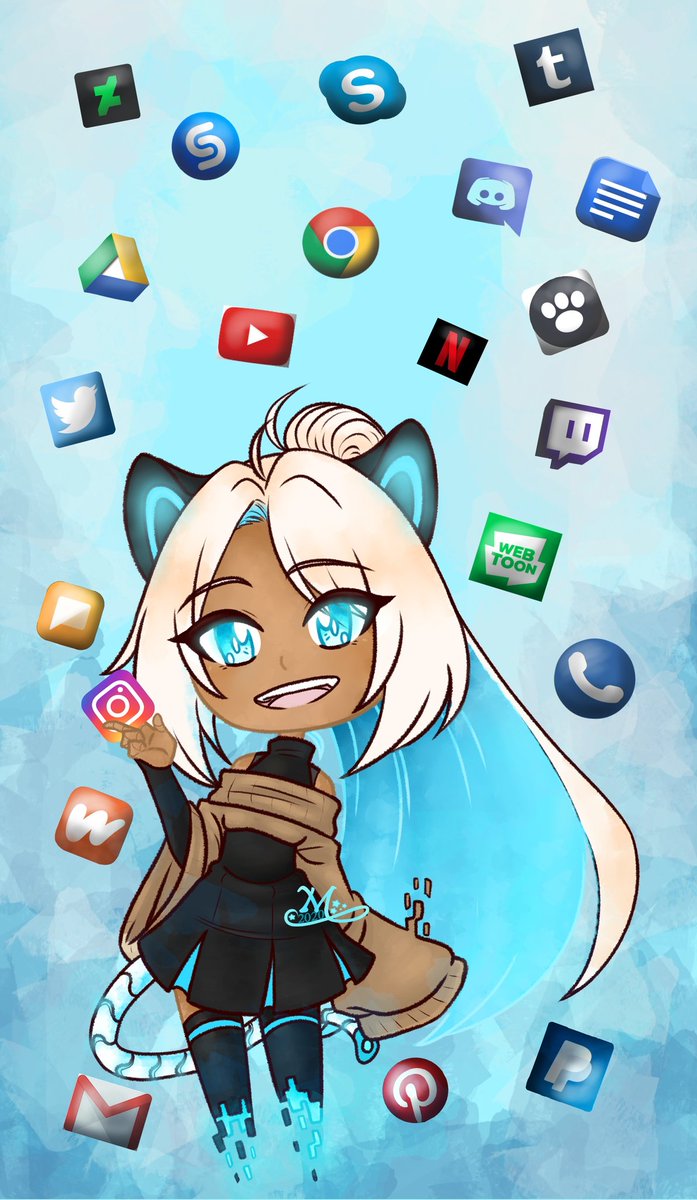 MizaryRoku's tweet photo. What I make in my live today! I make my first step on #Twitch and I'm pretty happy of the result. I thanks all people who follow/talk with me, Thank you so much! 💙

#gijinka #Xiaomi #Blue #Phone #persona #Art #Digitalart #Mangastyle #Applications #Phonescreen #cyberneko #Neoblue https://t.co/6XdfVyJFCw