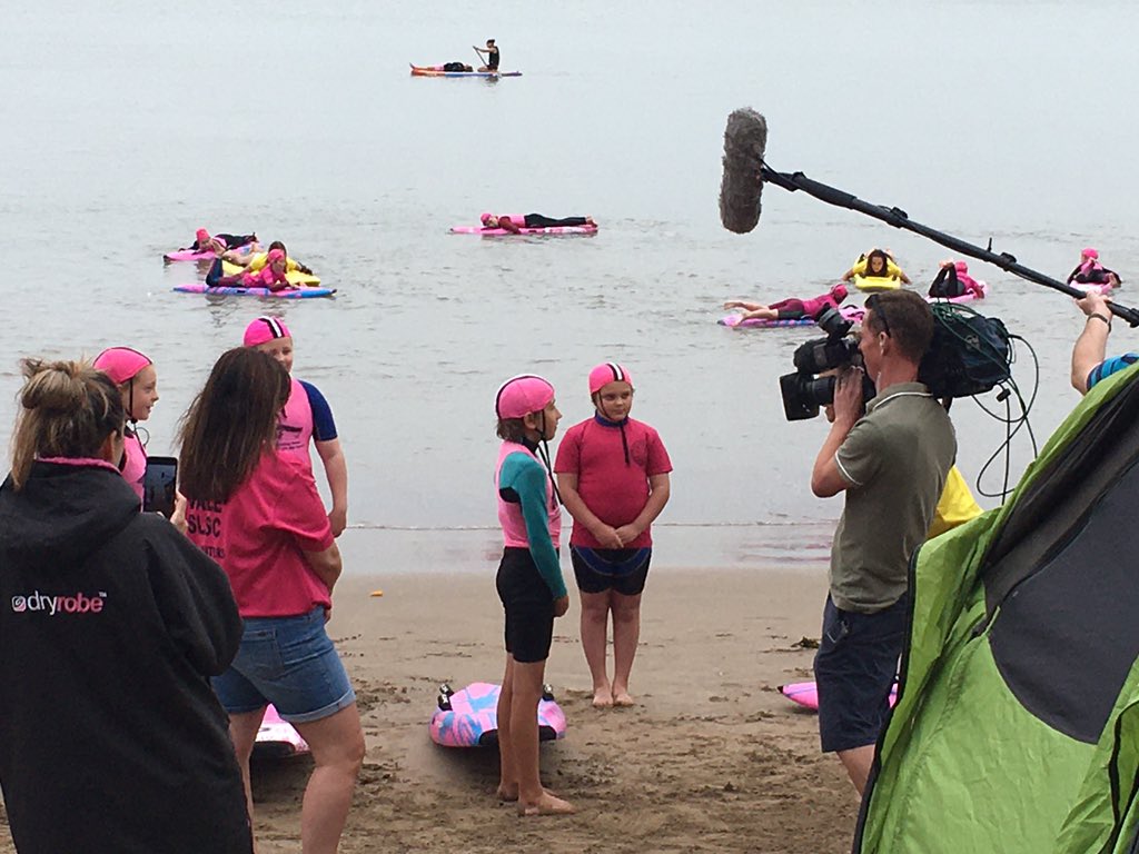 ValeSLSC's tweet photo. Exciting day for the club featuring on @ITVWales news this evening and also training restarting for our super excited nippers! Well done all! 🎥🌊🏄🏻‍♀️🏝@SurfSportWales @RLSSUK @VOGCouncil @BarryYacht #Nippers #Famous #SurfLifeSaving #TeamVale https://t.co/yF7Ytzjjw2