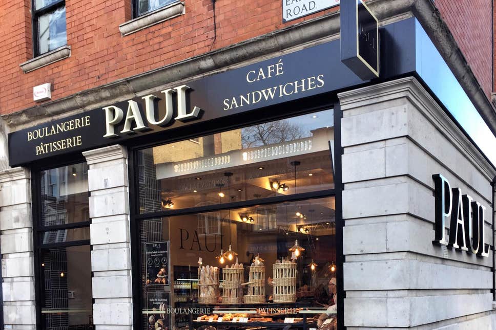 My mind has just been blown. Paul is allowed to called itself a boulangerie in the UK. But not in France. Because it doesn't meet the standards required to use that protected name in French law.