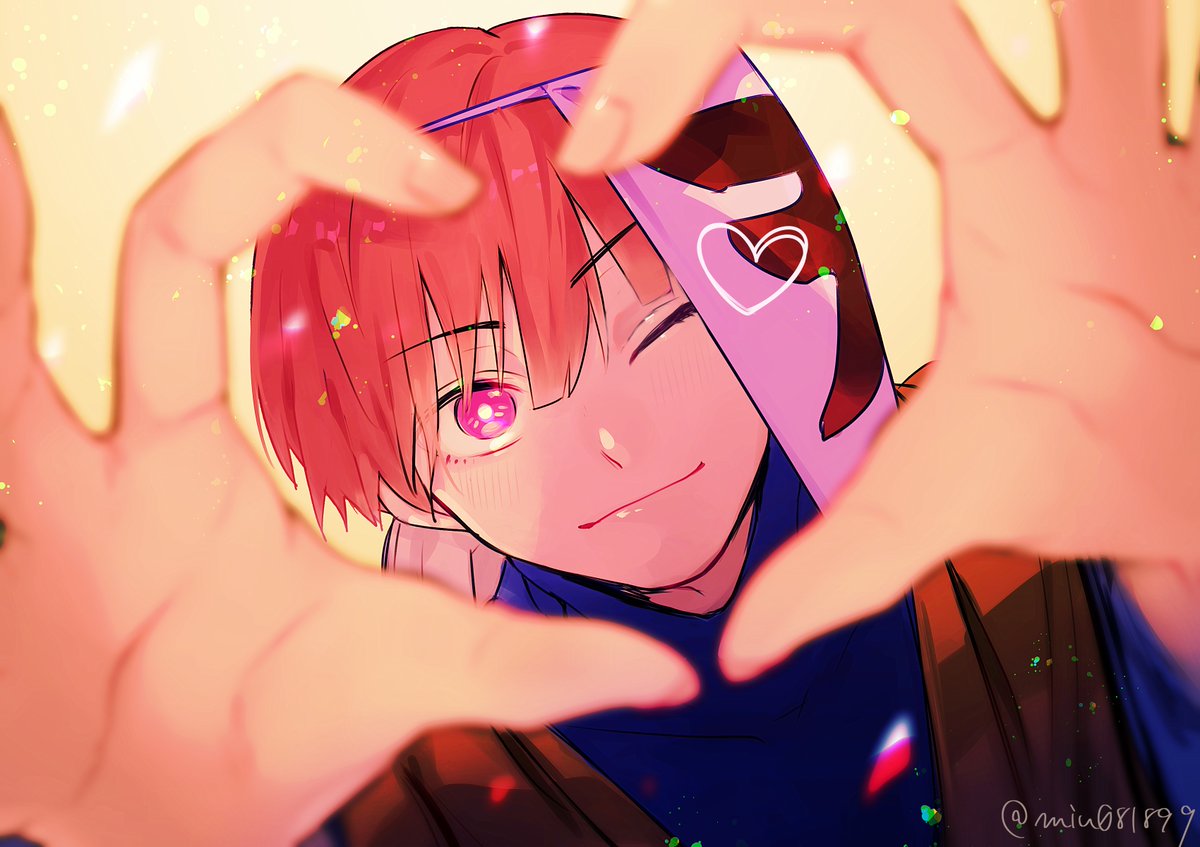 がんばんべ 未宇 年賀状ﾈｯﾌﾟﾘ準備中〆のイラスト