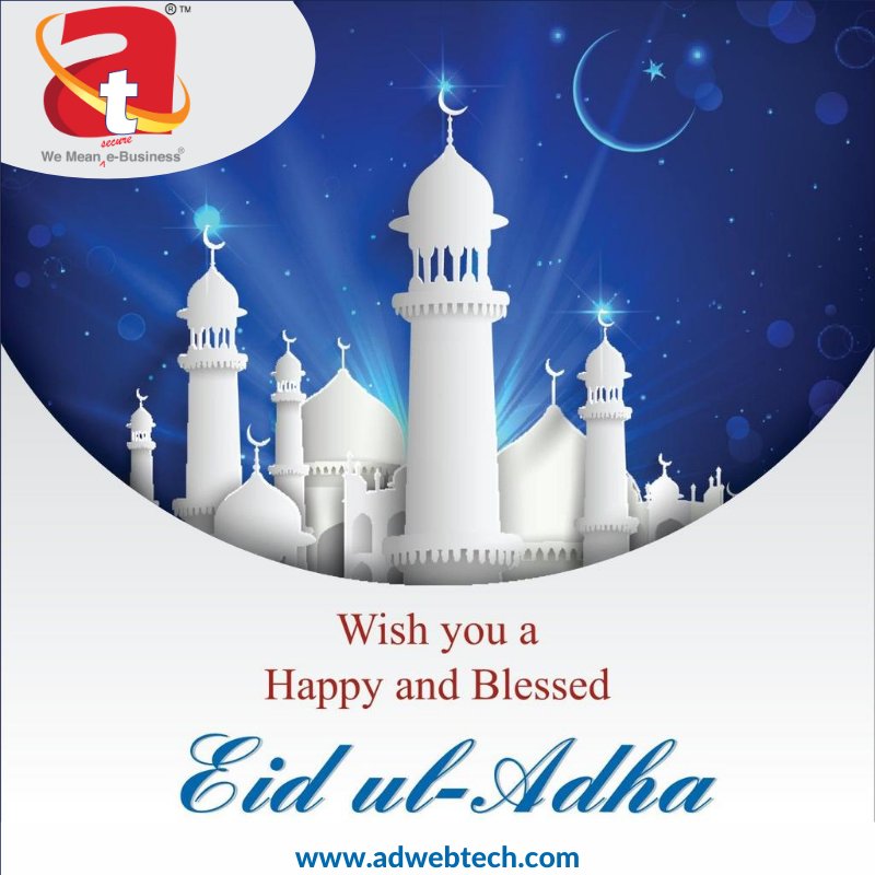 Adweb_Tech's tweet photo. Let’s learn the basic essence of sacrifice and celebrate this Eid by sacrificing our egos! This Eid, may we be blessed with best of health and happiness. 

Adweb Technologies wishes you a blessed #EidAlAdha

#EidulAdha2020 #adweb #cybersecurity #websitesecurity https://t.co/7cw2DkSTxl