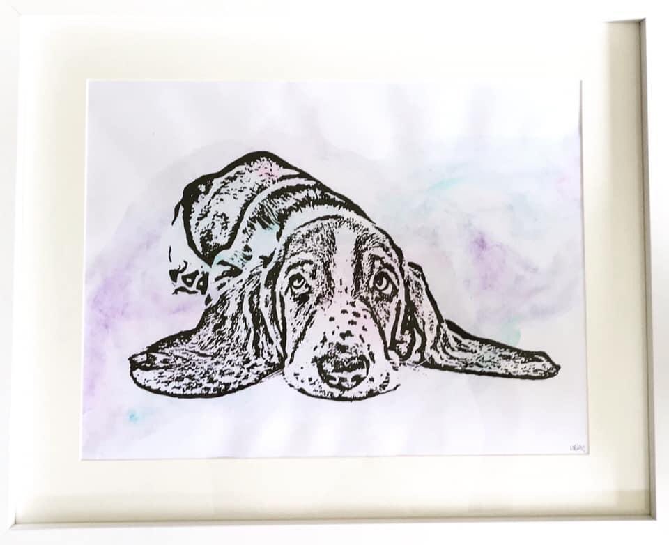 lucymorleyfine1's tweet photo. 1 year ago I finished this drawing in preparation for a lovely lady’s birthday, this drawing is one of my favourites! #fineart #illustration #drawing #painting #watercolour #mixedmedia  #sherborne #dorset #animalportrait #dog #basset #commissions #artistsontwitter #newartist https://t.co/B82qWiGmPb