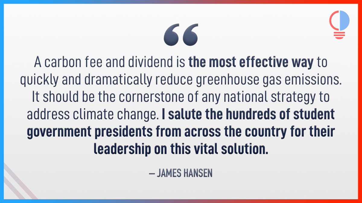 S4CD_Official's tweet photo. "The cornerstone of any national strategy to address climate change."
Legendary climate scientist Dr. James Hansen weighs in!
#CarbonDividends #ClimateSolutions #SBPstatement https://t.co/oG0NnIEoOz