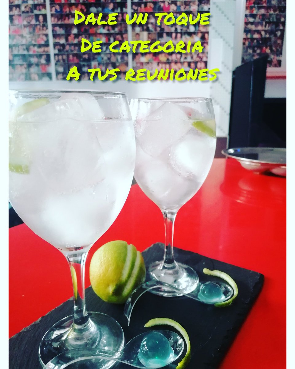 Sorprende a tus amigos con nuestras Esferificaciones de sabores. #gintonic #mojito #ronmango #piñacolada