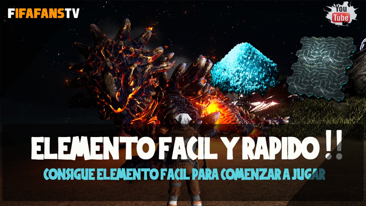fifafanstv's tweet photo. CONSEGUIR ELEMENTO FÁCIL ARK SURVIVAL EVOLVED https://t.co/bG25l1RYzP a través de @YouTube 
Guía perfecta si recién comienzas a jugar y necesitas elemento fácil y rápido !! #Ark #ArkSurvivalEvolved #SurviveTheark @survivetheark #Arkgameplay #Arktutorial #Pcgamer #Gamedev https://t.co/62zH8IR68T