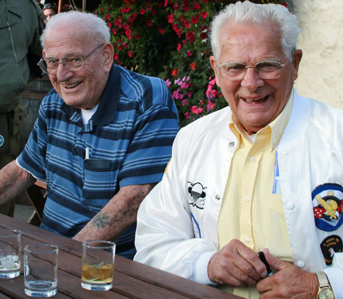 On the occasion of his birthday.  When I met Don Malarkey and Buck Compton at the Blue Boar, 2007.  Two special gentlemen. I couldn't guess that over ten years later, we'd be #DiggingBandofBrothers with @BreakingGroundH and Operation Nightingale. A very special memory.