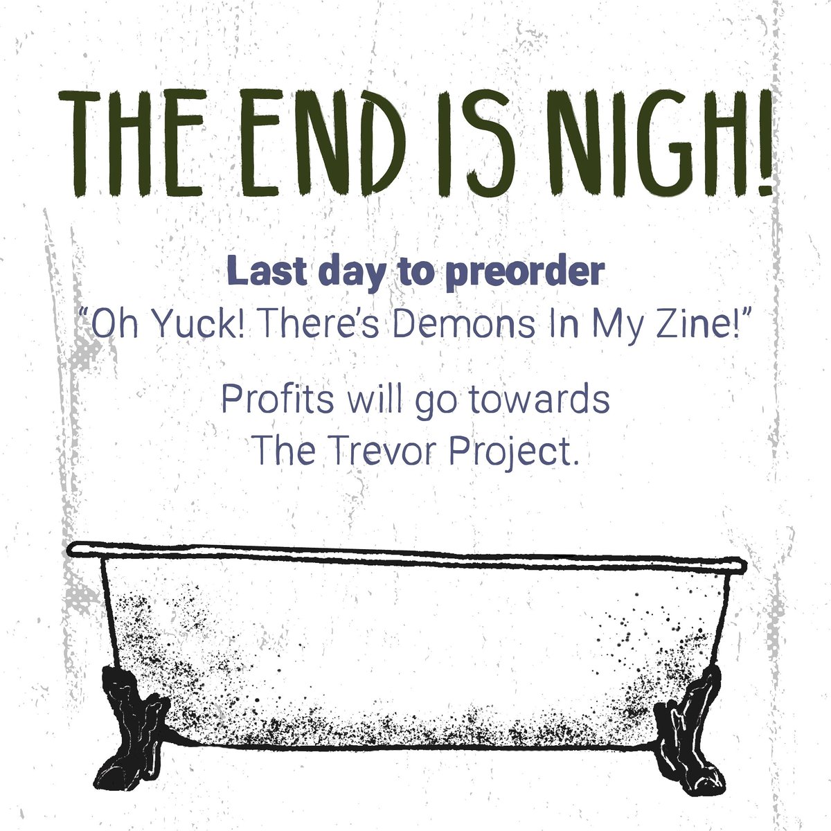 oh_yuck's tweet photo. Here it is! The last day to get a copy of the Oh Yuck! Demon Zine!! 

Check out our pinned tweet for the link! 

#GoodOmens #GoodOmensFanart #zine https://t.co/isaBfPvtad