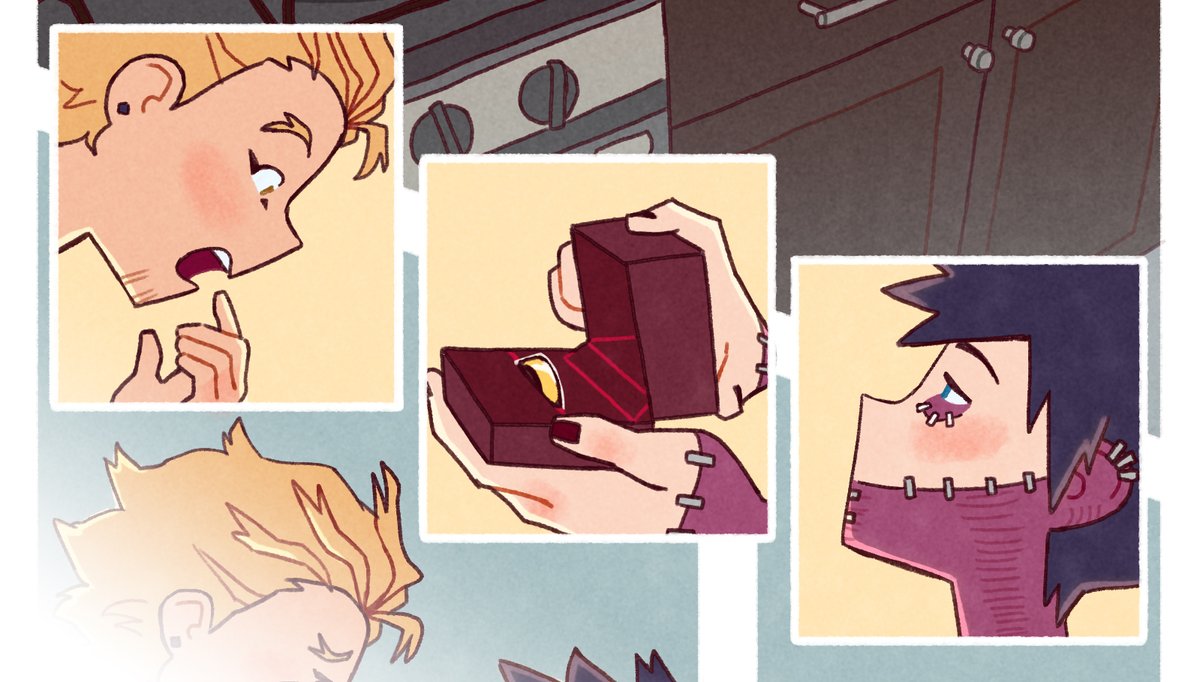 a little sneaky preview of the comic i made for @RedactedWings !! preorders are open until the end of august and there are so many good artists, please go check it out!! ?? 