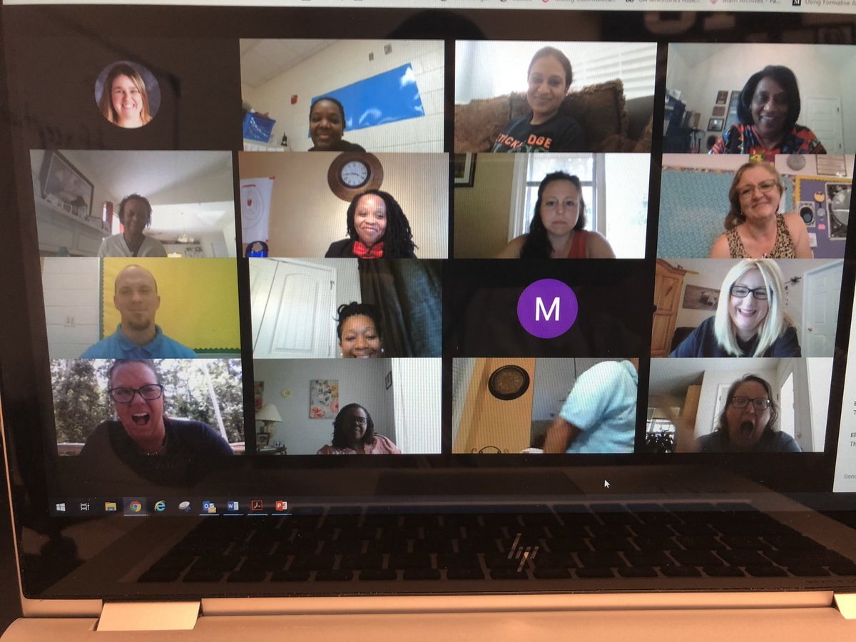 Henry County science teachers working those Friday Professional Development sessions!