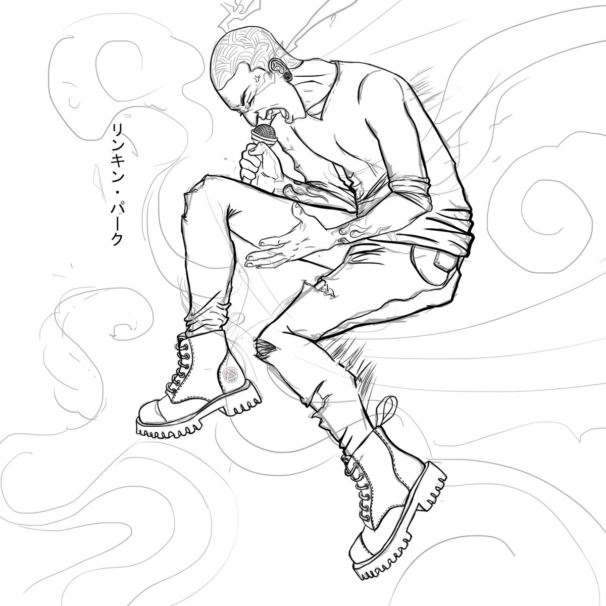 inuzukanana's tweet photo. Segue aqui a line e o sketch do desenho do chester 
#chesterbennington #linkinpark #musicforrelief #MakeChesterProud #art #digitalart #wacom #photoshop #adobe https://t.co/qdXEKKozMZ