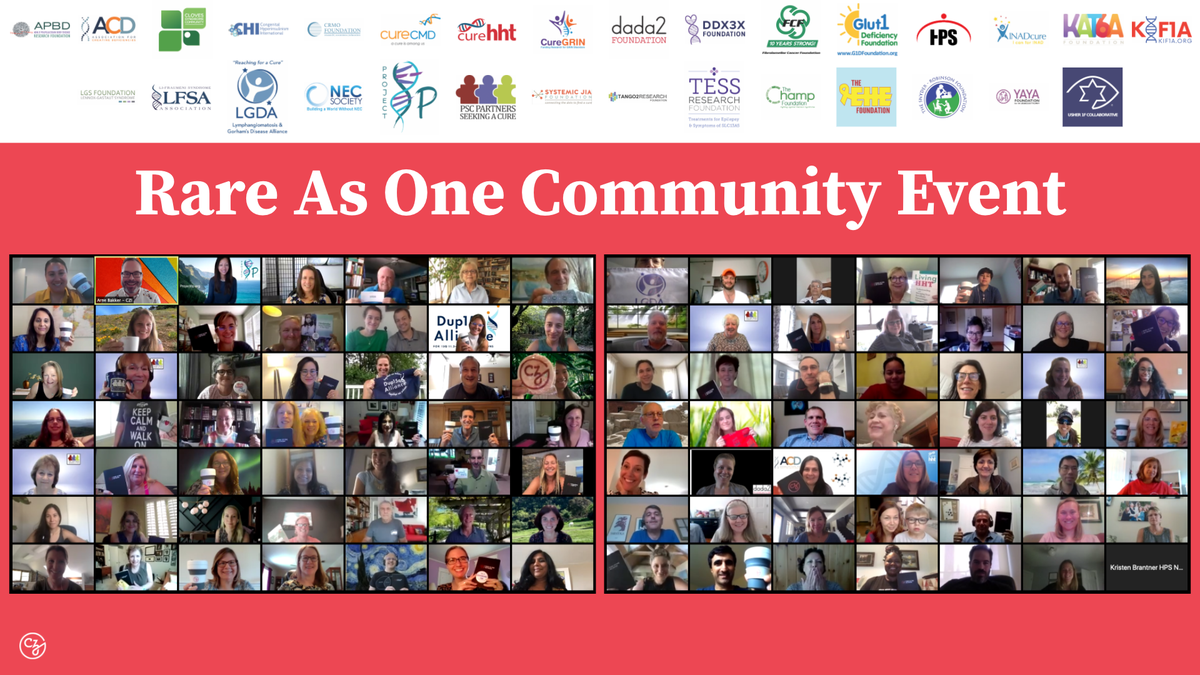 biohub's tweet photo. Thanks to everyone who attended the @ChanZuckerberg #RareAsOne community event! We are so inspired by our #RareAsOne grantees, and grateful to them for sharing their stories and working together to accelerate #raredisease research https://t.co/WCtbBWGMls