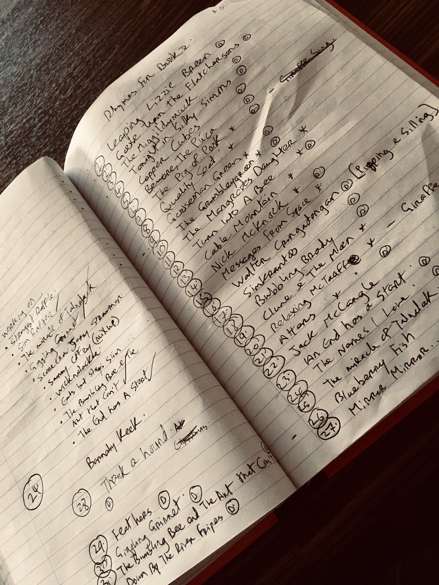 otterfoxalmanac's tweet image. Delighted to have just finished writing book 2 with the working title: ‘The Otterfox Almanac of Hidden Rhyming Treasures.’ Now comes the game of whittling them down to a workable number.