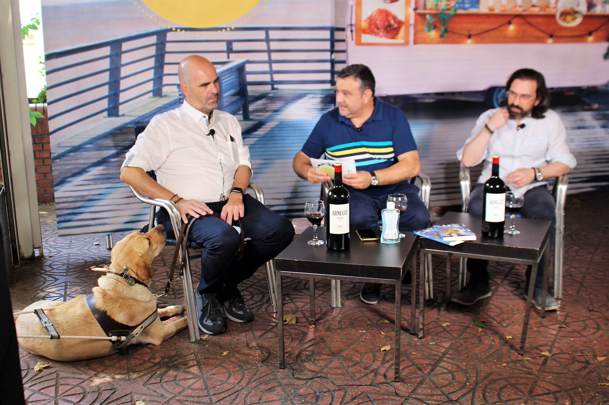 Saboreandolavid's tweet photo. En “Un vino 🍷 entre amig@s” regalaremos el magnum #Arnegui de @PagosdelRey a @jonatanarmengol, director de #ComerACiegas. Sábado y Domingo a las 14:30 y 22:00 en @DejateTV con @Nacho_Sandoval https://t.co/ouKnpI1BHS
