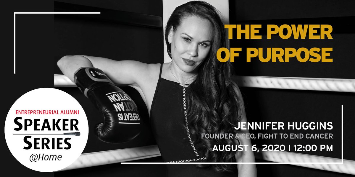 On Aug. 6th @LaunchYU_York &amp; <a href="/YorkUAlumni/">York U Alumni</a> welcomes Fight to End Cancer #founder Jennifer Huggins as she shares her story of challenges and struggles that ultimately led her down the path to huge success and to become an inspiration for many. 

Register: ow.ly/VmYg30r1dS6