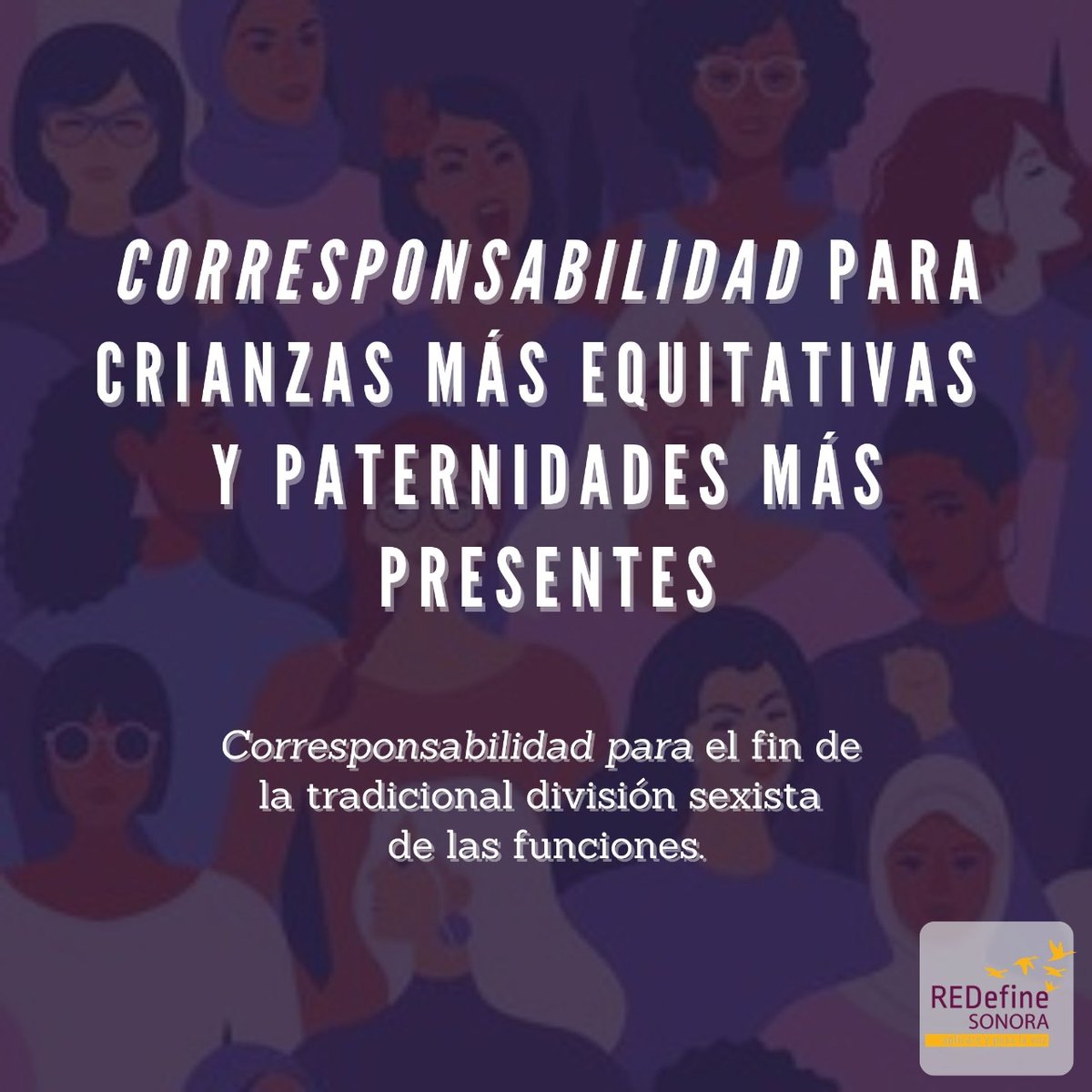 RedefineSonora's tweet photo. Corresponsabilidad paternal ahora! 💜✊🏼 #Igualdad #Corresponsabilidad #PaternidadesPresentes https://t.co/cMGFxBRZ5z