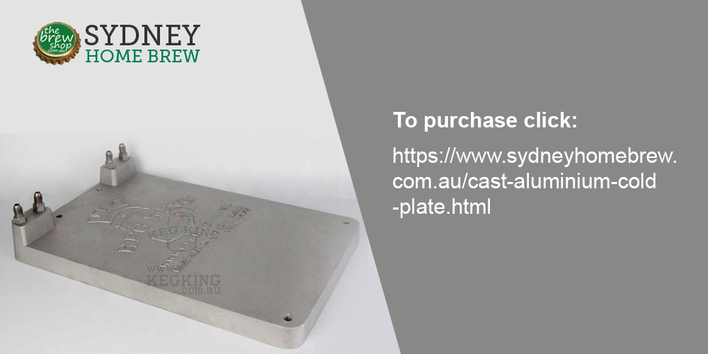SydneyHomeBrew1's tweet image. Cold plates are made from a thick cast aluminium plate which acts as a large heatsink to absorb heat efficiently from your beer.

For details check: sydneyhomebrew.com.au/cast-aluminium…

#beer #beermaking #beerbrewery