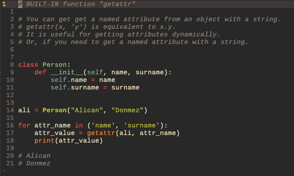 flowfelis's tweet image. Day 20/100 of #100DaysOfPythonTips. How can you get a named attribute of an object with a string? instead of `my_object.my_atrr` -&amp;gt; getattr(my_object, &apos;my_attr&apos;). Isn&apos;t that nice?
#Python #Python3 #100DaysOfCode #100daysofpython