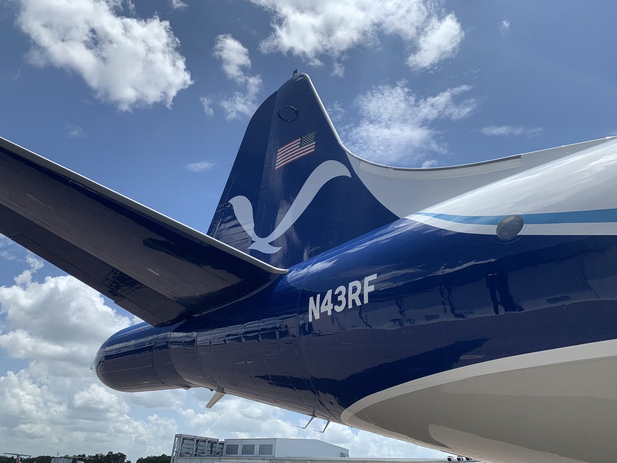 Okay no livestream but we’ll do a quick tour of  #NOAA43 (Miss Piggy) before we head to  #Isaias. She’s been flying storms since 1977 and has plenty of scientific gizmos onboard so we can collect more data to keep you and your neighbors safe.