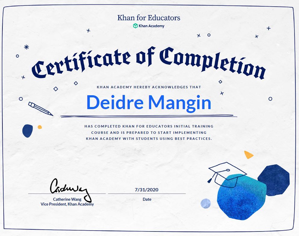 DeidreMangin's tweet image. #KhanForEducators