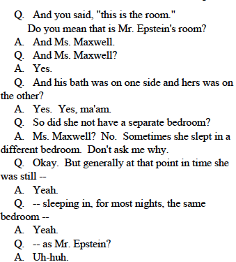  #GhislaneMaxwell's sleeping habits on p1185