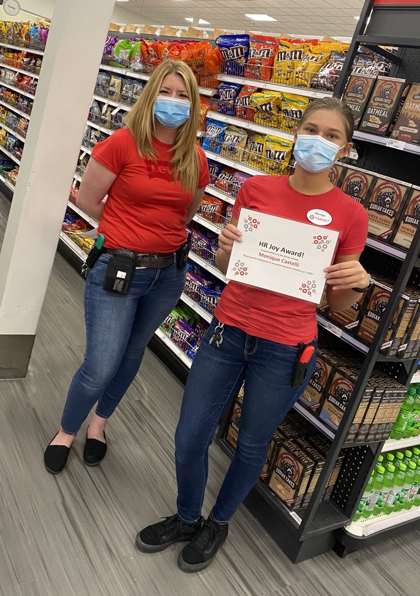 New for Q2 is our HR JOY award! Those selected really embody JOY for our guests and their fellow teammates- they come in every day with a great attitude and are a joy to work with! #joy #recognition #target <a href="/natelane39/">Nate Lane</a> <a href="/alexa_triplett/">Alexa Baker</a> @TargetHR_Amanda <a href="/eliza_target/">Elizabeth Ann</a> <a href="/marcinkrawat/">Marcin Krawczyk</a>