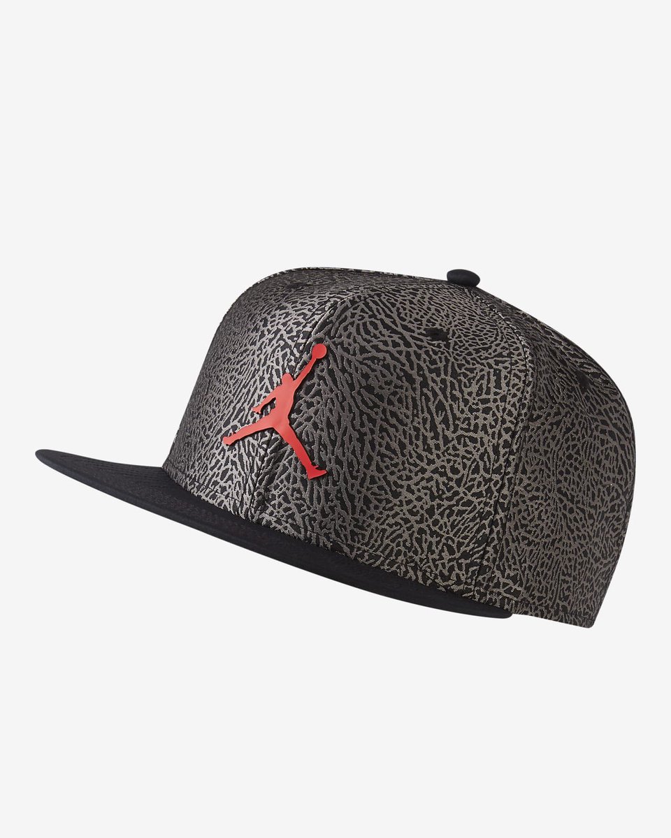 elephant print jordan hat