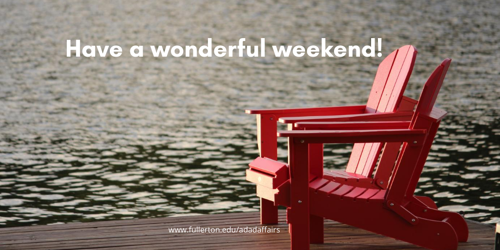 csufacadaffairs's tweet image. #weekendvibes #csuf #csufprovost