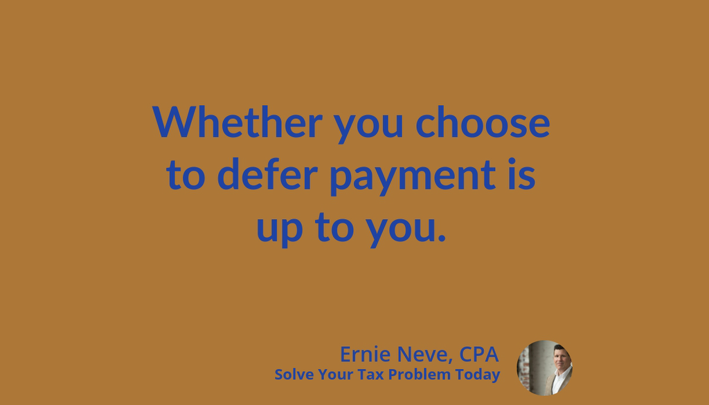 nevegroup's tweet image. Do I Have to Defer My Self-Employment Tax Payment?: lttr.ai/UcJF

#Taxproblem #Irsfreshstart #PermalinkPotentialEstate #CorporationsPermalinkKeeping #Irsproblem #ClosePermalinkLeadership