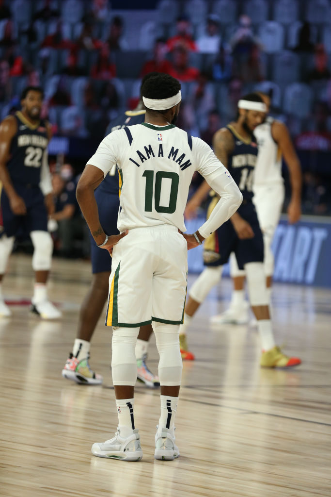 The 1968 Memphis Sanitation Strike.

As many as 1,300 Black sanitation workers protested poor working conditions, racism, discrimination and mental abuse from the city of Memphis.

@MCONLEY10 and <a href="/j_josh11/">Josh Jackson</a> are wearing "I Am A Man" on their jerseys in honor of the strike.