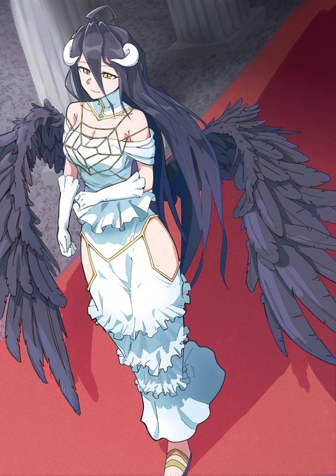 アルベドのtwitterイラスト検索結果 古い順