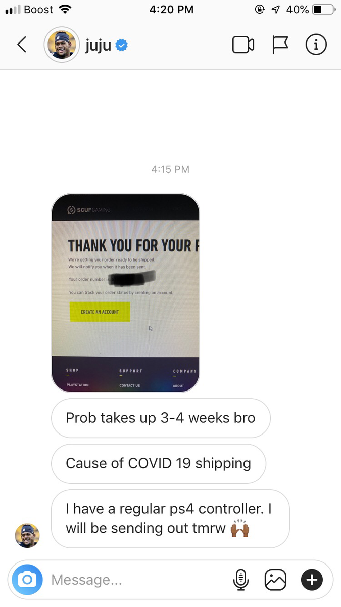 WAIT WHAT 🤯 <a href="/TeamJuJu/">JuJu Smith-Schuster</a> <a href="/ScufGaming/">SCUF</a>