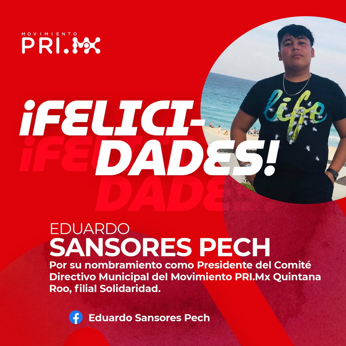 ¡Mucho éxito a nuestros nuevos dirigentes en Puerto Morelos y Solidaridad! <a href="/PRIMx_QRoo/">PRI.mx Quintana Roo</a>