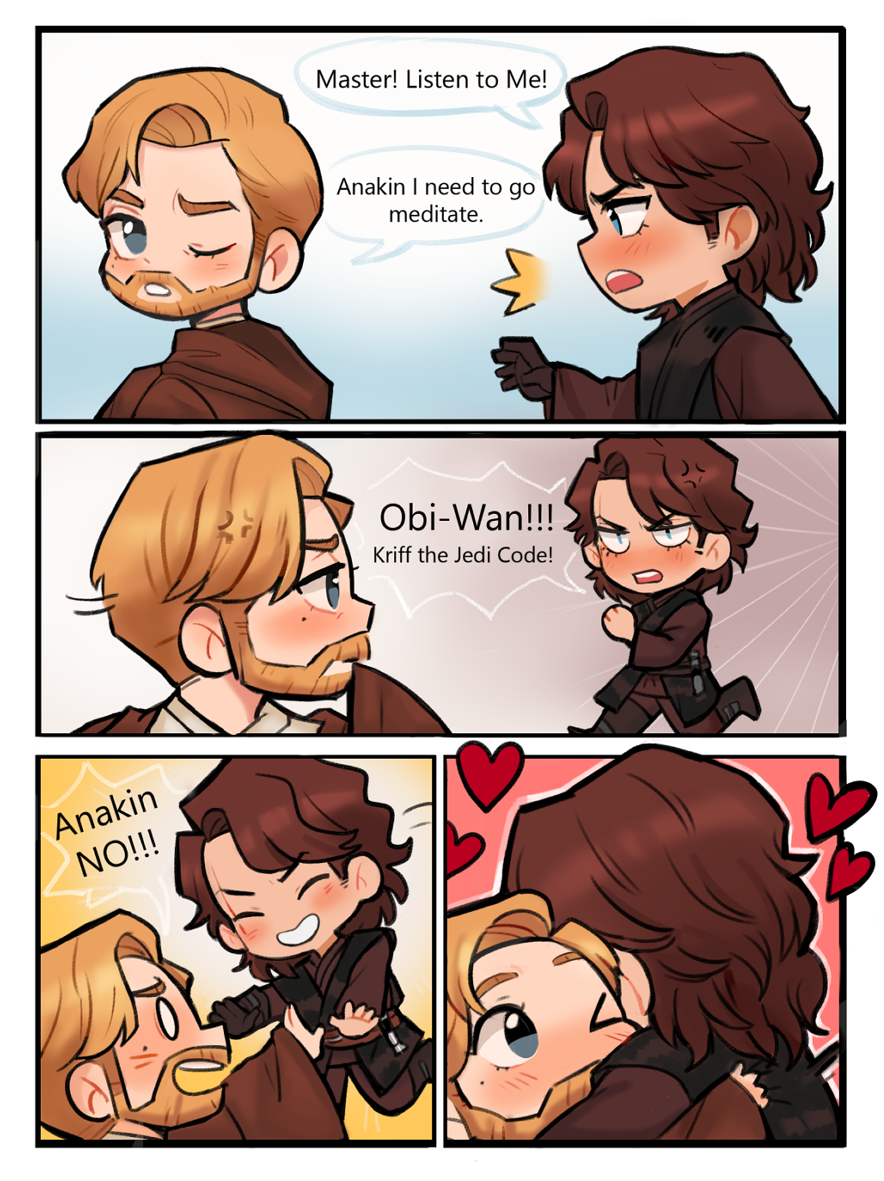 Suppiedoodles's tweet photo. Belated Obikin Gifart for @bereweilschmidt I hope you like it!❤️ #Obikin https://t.co/iyO5aw4npM
