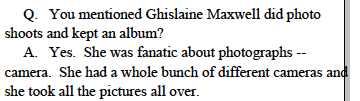  #GhislaneMaxwell was fanatic about photographs and took pictures all over